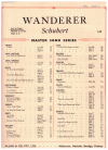 Franz Schubert Wanderer in B minor for Low Voice lieder used original sheet music for sale