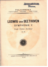 Beethoven Symphony No. 5 in C minor Op. 67 for Orchestra used miniature study score for sale