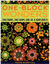 One-Block Wonders: One Fabric, One Shape, One-of-a-kind Quilts by Maxine Rosenthal (2005) used quiltmaking book for sale at Kay's Books Australia www.kaysmusic.com/quilting_books.htm