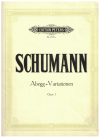 Robert Schumann Theme sur le nom 'Abegg' Variations for Pianoforte, Op. 1 (Emil Von Sauer) used Schumann piano sheet music for sale at Kay's Music Australia www.kaysmusic.com/pianoSchumann.htm