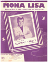 Mona Lisa as sung in film 'After Midnight' (1950 Conway Twitty) used 1950s popular song sheet music titles starting with 'M' for sale at Kay's Music Australia www.kaysmusic.com/pop1950M.htm
