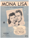 Mona Lisa as sung in film 'After Midnight' (1950 Conway Twitty) used 1950s popular song sheet music titles starting with 'M' for sale at Kay's Music Australia www.kaysmusic.com/pop1950M.htm