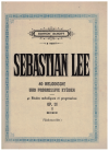 Sebastian Lee: 40 Melodic Studies For Cello Solo Op. 31 Book II (Becker) used Cello Violoncello sheet music for sale at Kay's Music Australia www.kaysmusic.com/cello.htm