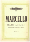 Benedetto Marcello Sechs Sonaten fur Violoncello, Continuo (Violoncello II) und Klaver (Cembalo) (Schulz/Wenzel) used string ensemble sheet music for sale at Kay's Music Australia www.kaysmusic.com/quartet_string.htm
