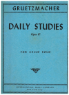 Gruetzmacher Daily Studies for Cello Solo, Op. 67 ed Waldo Lyman (1973) used Cello Violoncello sheet music for sale at Kay's Music Australia www.kaysmusic.com/cello.htm