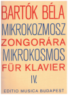 Bela Bartok Mikrokosmos fur Klavier Volume IV Editio Musica Budapest Z.128 used Bartok piano sheet music for sale at Kay's Music Australia www.kaysmusic.com/pianoBelaBartok.htm