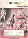 Dulcie Holland The Hunt 1973 used Australian piano sheet music for sale at Kay's Music Australia www.kaysmusic.com/Australian_piano_music.htm