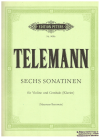 Telemann Sechs Sonatinen fur Violine und Cembalo und Violoncello ad lib. (Maertens/Berstein) used violin and piano sheet music for sale at Kay's Music Australia www.kaysmusic.com/violinpiano.htm