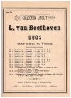 Beethoven 12 Variationen on a theme from Handel's oratorio 'Judas Maccabaeus' in G Major for Pianoforte and Violoncello or Violin used violin sheet music for sale at Kay's Music Australia www.kaysmusic.com/violinpiano.htm