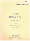 Poulenc Suite Francaise For Piano After Claude Gervaise (XVth Century) used Francis Poulenc piano sheet music for sale at Kay's Music Australia www.kaysmusic.com/pianoPoulenc.htm