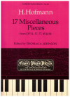 Heinrich Hofmann 17 Miscellaneous Pieces for Piano ed Thomas A Johnson used Heinrich Hofmann piano sheet music for sale at Kay's Music Australia www.kaysmusic.com/piano-hofmann.htm