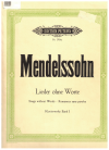 Felix Mendelssohn-Bartholdy Lieder ohne Worte (Songs Without Words) Complete used Mendelssohn piano sheet music for sale at Kay's Music Australia www.kaysmusic.com/pianoMendelssohn.htm
