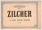 Paul Zilcher 4 Easy Piano Duets Op. 45 used piano duet sheet music for sale at Kay's Music Australia www.kaysmusic.com/piano_duet.htm