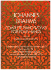 Johannes Brahms Complete Piano Works For Four Hands ed Eusebius Mandyczewski Dover Publications 1976 used piano duet sheet music for sale at Kay's Music Australia www.kaysmusic.com/piano_duet.htm