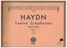 Haydn Twelve Symphonies Piano Duet Book II (Nos. 7-12) arr Hugo Ulrich used piano duet sheet music for sale at Kay's Music Australia www.kaysmusic.com/piano_duet.htm