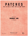 Patches (1960 Dickey Lee) song used 1960s popular songs sheet music for sale at Kay's Music Australia www.kaysmusic.com/pop1960-a.htm
