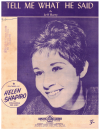 Tell Me What He Said (1960 Helen Shapiro song) used 1960s popular songs sheet music for sale at Kay's Music Australia www.kaysmusic.com/pop1960-a.htm