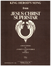 King Herod's Song from rock opera 'Jesus Christ Superstar' (1970) used 1970s popular songs sheet music for sale at Kay's Music Australia www.kaysmusic.com/pop1970-a.htm