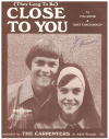 (They Long To Be) Close To You (1963 The Carpenters song) used 1960s popular songs sheet music for sale at Kay's Music Australia www.kaysmusic.com/pop1960-a.htm