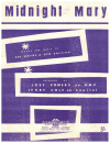 Midnight Mary (1963 song by Joey Powers, Jerry Cole)  used 1960s popular songs sheet music for sale at Kay's Music Australia www.kaysmusic.com/pop1960-a.htm