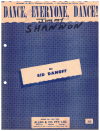 Dance, Everyone, Dance! (1958 song by Betty Madigan, Les Baxter) used 1950s popular songs sheet music for sale at Kay's Music Australia www.kaysmusic.com/pop1950-a.htm