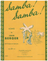 Samba! Samba! (1944) used sheet music for sale