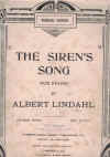 The Siren's Song for piano (c.1890) by Albert Lindahl Peerless Edition used original piano sheet music score for sale in Australian second hand music shop