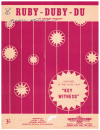 Ruby-Duby-Du piano music from 1960 MGM film 'Key Witness' by Charles Wolcott used piano solo sheet music for sale at Kay's Music Australia www.kaysmusic.com/pianosolo.htm