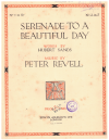 Serenade To A Beautiful Day (1947) words Paul Askew music Julius Harrison used sheet music for sale
