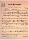 Beim Heurigen (R Kronegger arr D Muuss) 1953 used dance band orchestration for sale