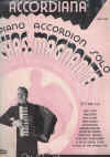 Accordiana by Charles Magnante for piano accordion