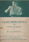 Eight Impromptus For Piano Accordion composed by F Ladewig