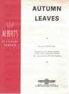 Autumn Leaves (Les Feuilles Mortes) used sheet music