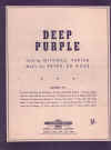 Deep Purple (1939) sheet music