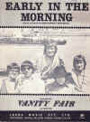 Early In The Morning (1969) song by Mike Leander Eddie Seago Vanity Fair used original piano sheet music score for sale in Australian second hand music shop