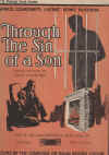 Through The Sin Of A Son (c.1930) song by Australian songwriter Vince Courtney 
used Australian piano sheet music score for sale in Australian second hand music shop