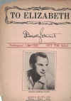 To Elizabeth used sheet music