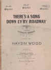 There's A Song Down Ev'ry Roadway (1920) sheet music