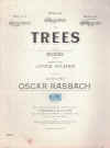 Trees (in E) (1922) sheet music