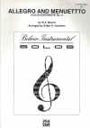 Mozart Allegro and Menuetto from Divertimento No.2 for Flute Trio sheet music