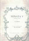 Loeillet Sonata V for Flute and Bass sheet music