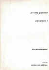 Guyonnet Polyphonie I for Flute and Piano sheet music