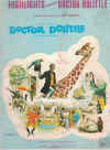 Highlights From Doctor Dolittle (Highights From Dr Dolittle) piano songbook Leslie Bricusse used song book for sale in Australian second hand music shop