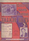Davis Song Album of Talkie Hits piano songbook (c.1930) used piano song book for sale in Australian second hand music shop
