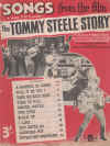 Songs from the film 'The Tommy Steele Story' piano songbook used song book for sale in Australian second hand music shop