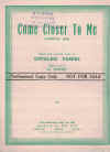 Come Closer To Me (Acercate Mas) sheet music