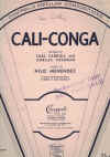 Cali-Conga from 'A Night At Earl Carroll's' used sheet music with signature of Joan Wilton for sale