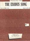 The Exodus Song used sheet music