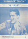 Frankfurt Special (1960)from 'G I Blues' Elvis Presley sheet music