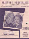 Friendly Persuasion (Thee I Love) used sheet music